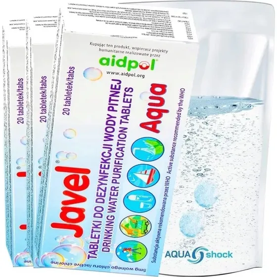 Javel Aqua 60L Tabletki do uzdatniania wody