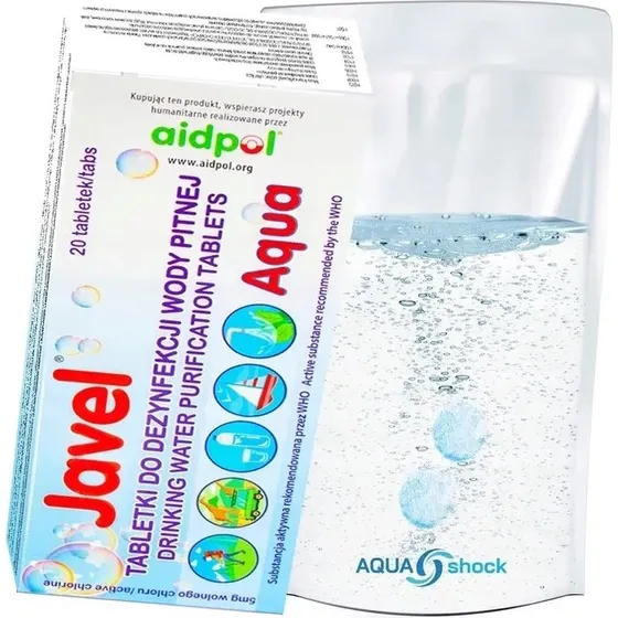 Javel Aqua Tabletki do Odkażania Wody 1L