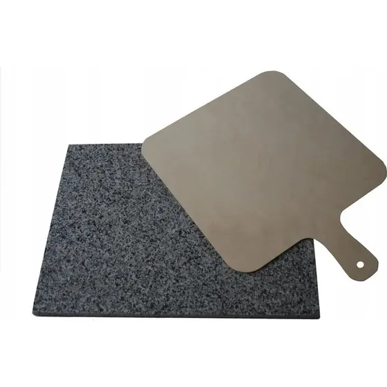 Granitowy Kamień do Pizzy 30x30 + Łopatka