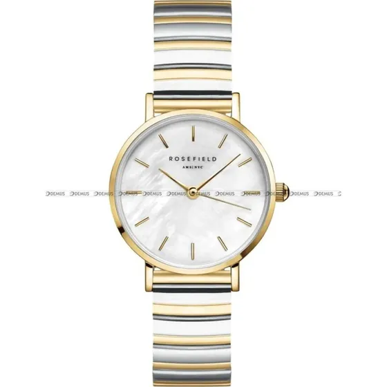 Rosefield Small Edit Gold - Zegarek damski z tarcz perow, 26 mm