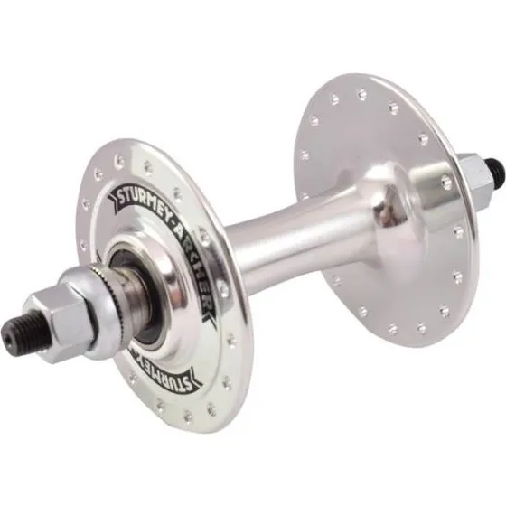 Sturmey Archer HBT30 32 Otwór Nieruchomy Os - Srebrny