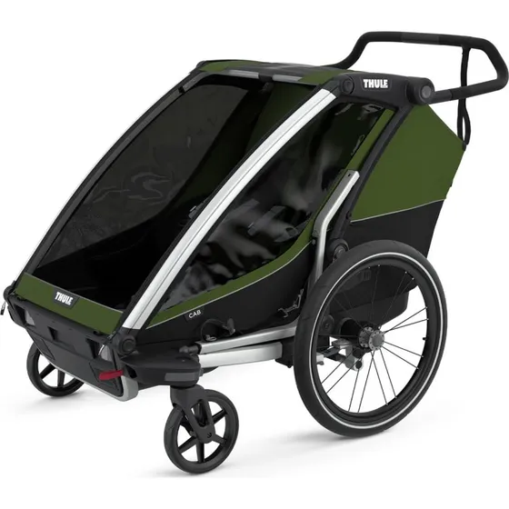 Thule Chariot Cab 2 Cypress Green – przyczepka rowerowa 2w1