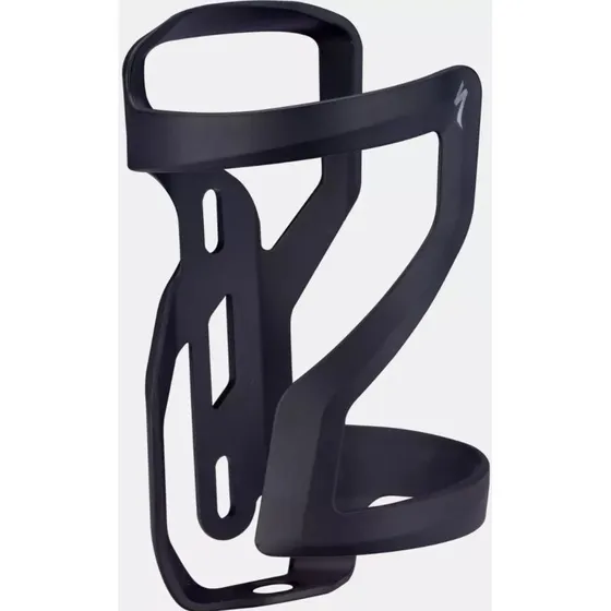 Specialized Zee Cage II Prawy Matte Black / Flo Red
