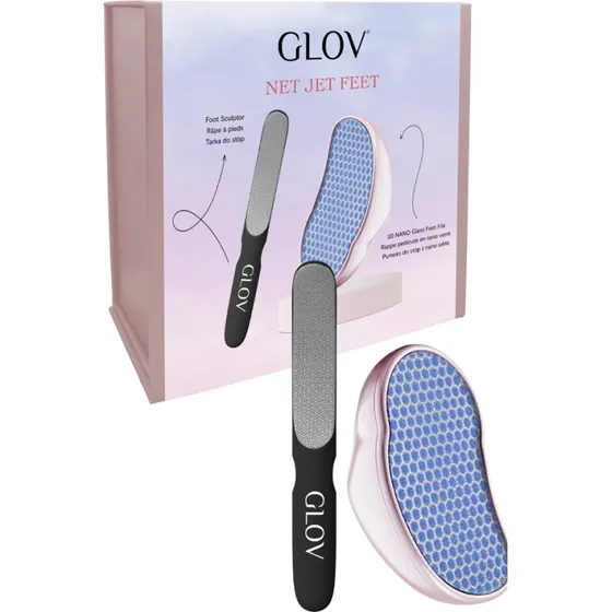 GLOV Net Jet Feet – zestaw do pielęgnacji stóp z pumeksem i tarką