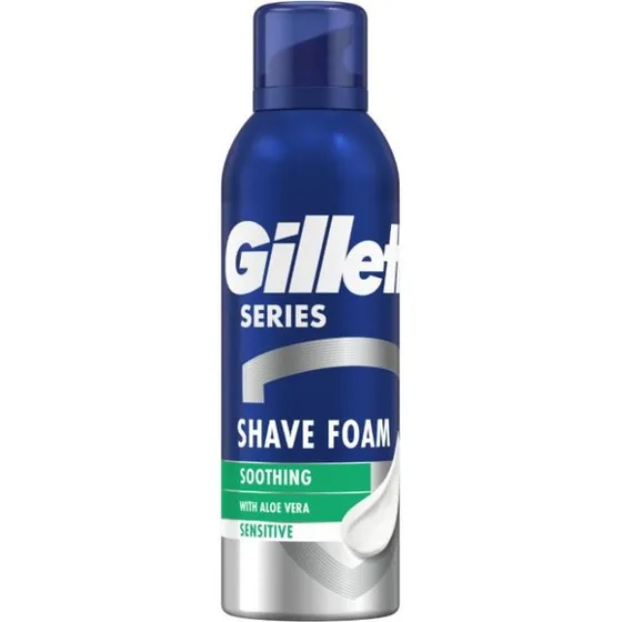 Gillette Series Pianka do Golenia Sensitive z Aloesem 200 ml