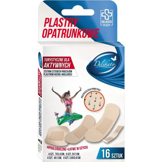 Delikato Plastry Turystyczne 16 sztuk