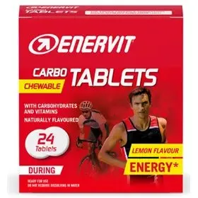 Enervit Carbo Tablets Cytrynowe 24 szt.