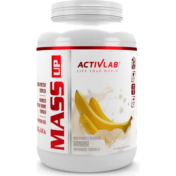 Mass Up Gainer Białko Serwatkowe 2kg Banan