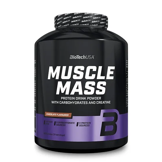BioTech USA Muscle Mass 4000g z kreatyną