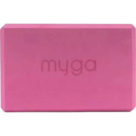 Myga Foam Block Klocek do jogi różowy