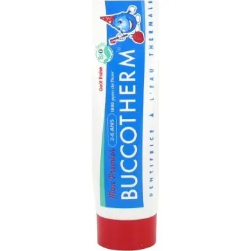 Buccotherm Organic Kids Toothpaste 2-6 lat, 50ml, truskawkowy