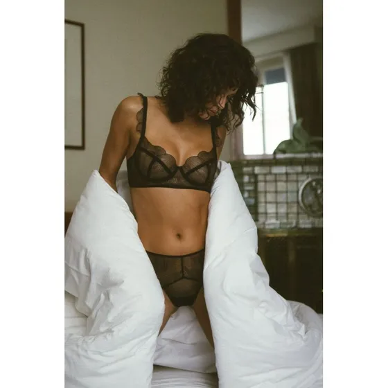 Undress Code Bliss Biustonosz Czarny z Fiszbinami