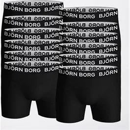 Björn Borg Cotton Stretch Boxer 1718 12-pak Czarny