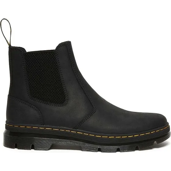 Dr. Martens Embury Sztyblety Czarne na Płaskim Obcasie DM26002001