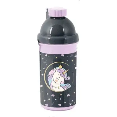 Paso Unicorn Bidon 500 ml z Śniadaniówką, BPA-Free