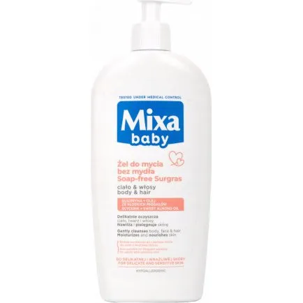 Mixa Baby Łagodny Szampon i Płyn do Kąpieli 2w1 250ml