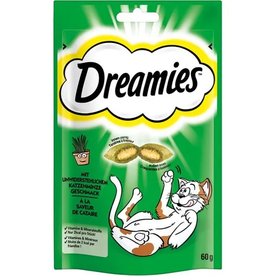 Dreamies Uzupełniająca z kocimiętką 60g dla kotów