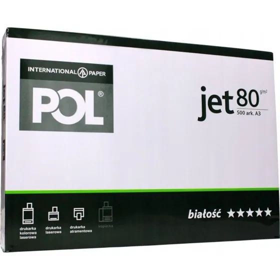 Poljet Papier Ksero A3 80g 500 arkuszy