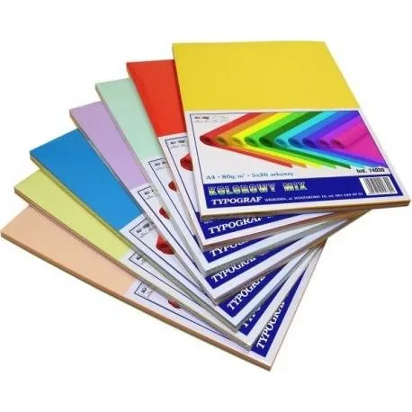PAPIER TYPOGRAF A3 80 g/m² NEON 4 KOLORY (100 ark.)