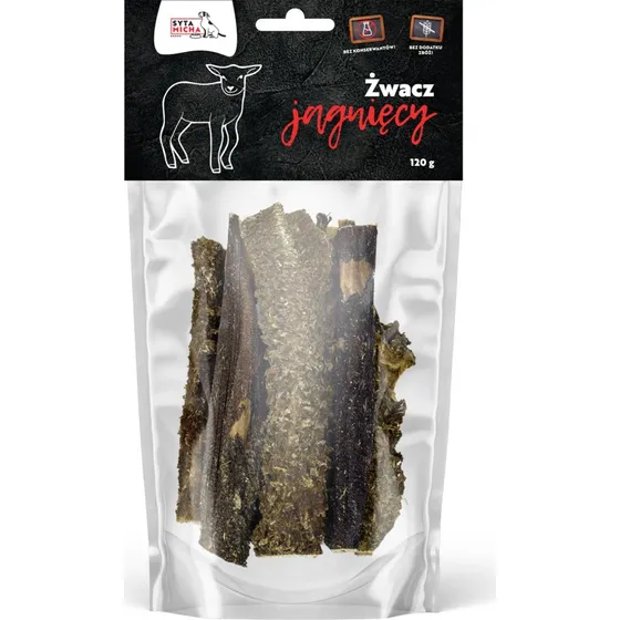 Syta Micha Suszone żwacze jagnięce dla psa 120g