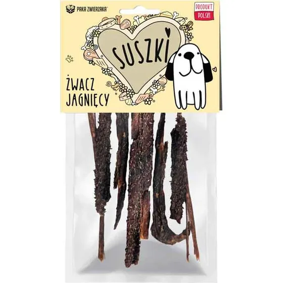 Paka Zwierzaka Suszki Żwacz Jagnięcy 100g