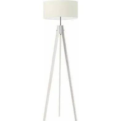 HAITI Lampa podłogowa E27 miętowy, drewniana 138 cm