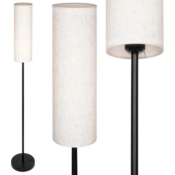 MasterLED Passo Lampa Podłogowa 150cm Czarna Rattan