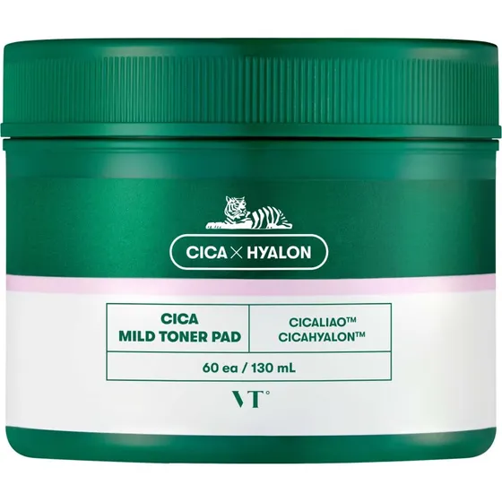 VT Cosmetics Cica Mild Toner Pad 60 szt. 130 ml