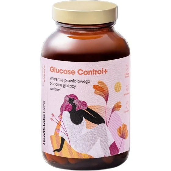 HealthLabs Glucose Control+ 90 kapsułek - Równowaga Cukru
