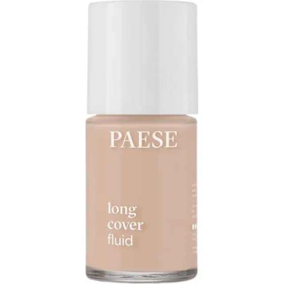 PAESE Long Cover Fluid 02 Natural, 30 ml - Podkład kryjąco-nawilżający