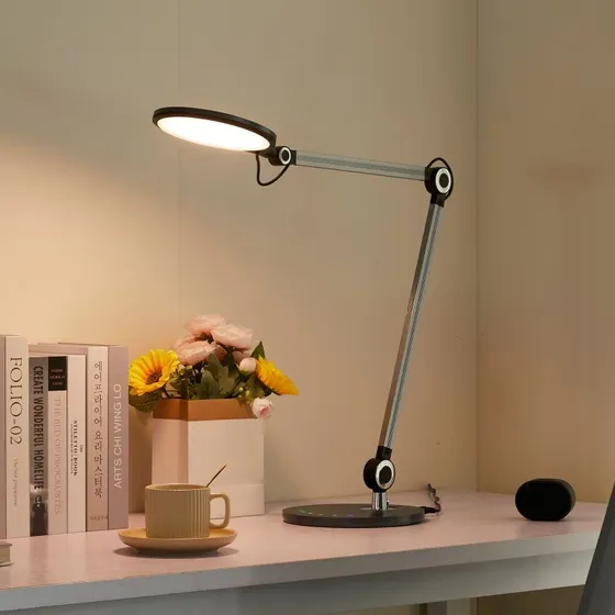 Lindby Nyxaris LED Lampa Stołowa CCT Grey