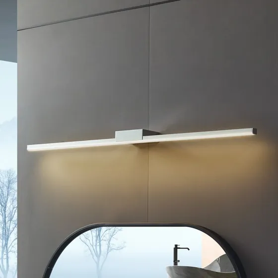 Lucande Kivana L90 LED Lampa Ścienna Chrom IP44 90 cm
