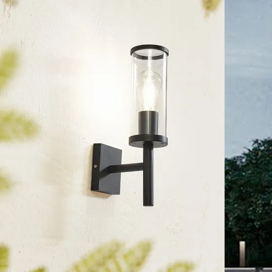 Lucande Zanta H39 Czarna Lampa Ogrodowa IP54