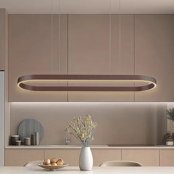 Lucande Melinay LED Smart Lampa Wisząca Coffee