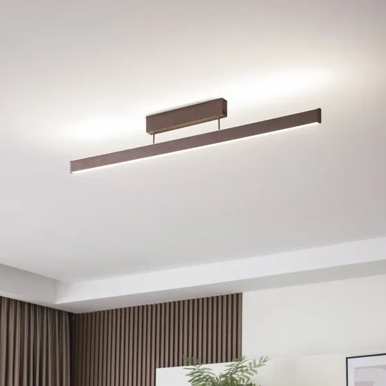 Lucande Smart LED Mylosh Lampa Sufitowa Coffee, Tuya, CCT
