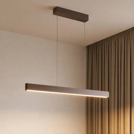 Lucande Mylosh LED Smart Lampa Wisząca - Kawowa - Tuya