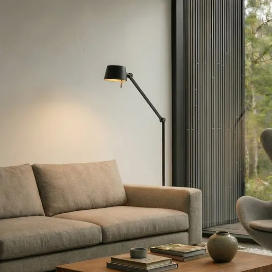 Lucande Silka H173 Lampa Podłogowa Black - 173 cm