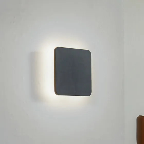 Lucande Elrik LED Lampa Ścienna 22 cm Czarny