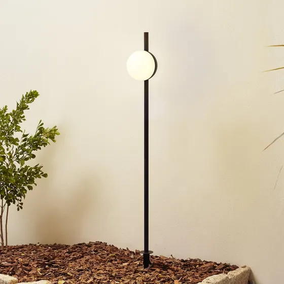 Lindby Darleen LED Lampa Ogrodowa z Włócznią - Ciemny Szary