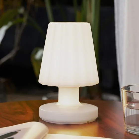 Lindby Jovem Lampa Stołowa RGB IP44 Biała Akumulatorowa