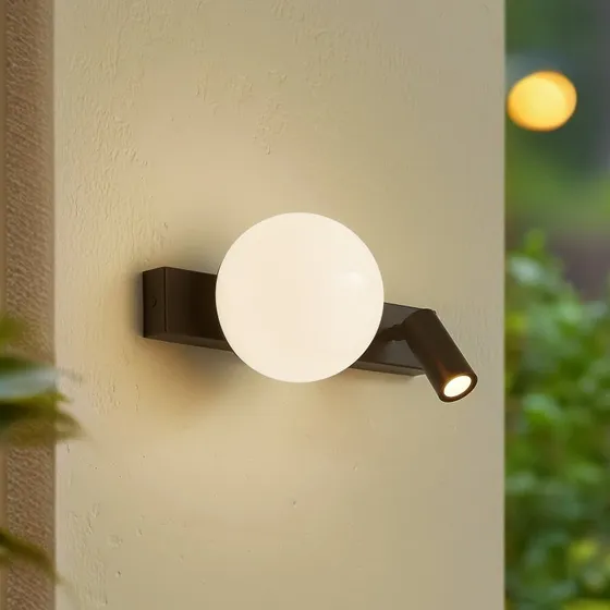Lindby Larcie Kinkiet Zewnętrzny LED 35cm z Czujnikiem Ruchu