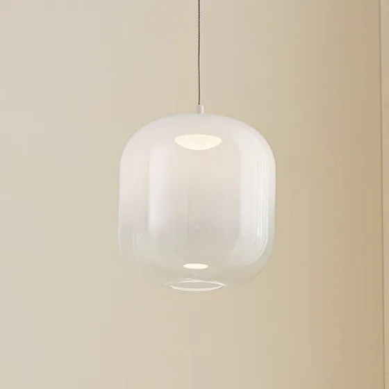 Lucande Avelina LED Lampa Wisząca Biała, Ø 14 cm