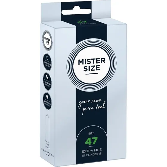 Mister Size prezerwatywy 47mm, 10 sztuk