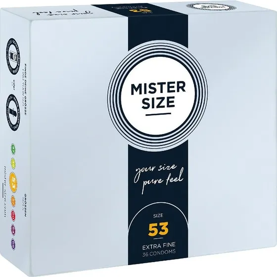 Mister Size prezerwatywy 53mm, 36 sztuk