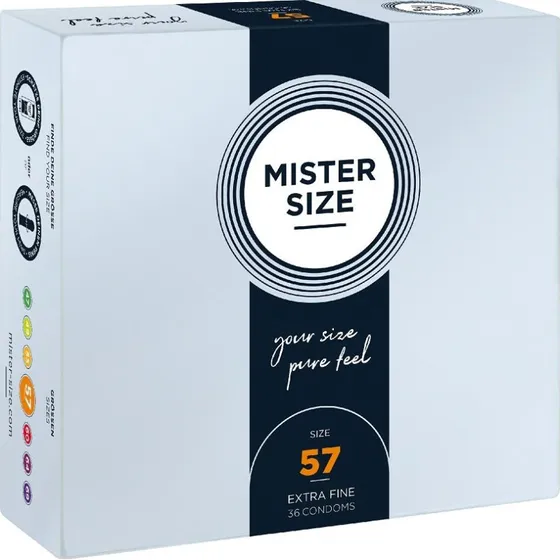 Mister Size prezerwatywy dopasowane do rozmiaru 57mm, 36 szt.