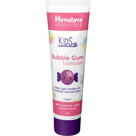 Himalaya Bubble Gum Toothpaste dla dzieci, 80 g, bez fluoru