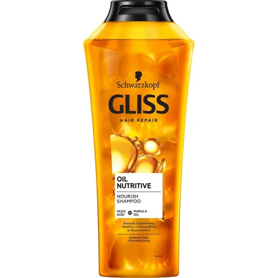 Gliss Oil Nutritive Shampoo 400ml - Szampon do włosów przesuszonych