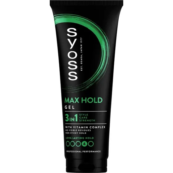 Syoss Max Hold Gel żel do włosów megamocny 250ml
