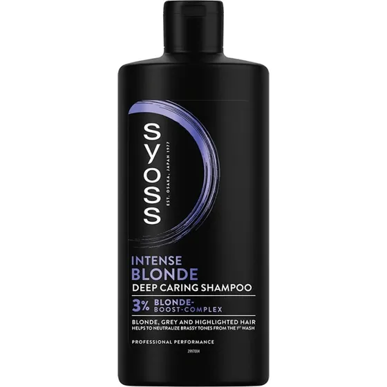 Syoss Intense Blonde szampon do włosów blond, siwych i rozjaśnionych 440ml