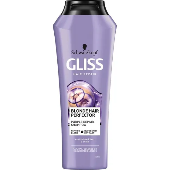Gliss Blonde Hair Perfector Shampoo 250ml - Szampon do blond włosów
